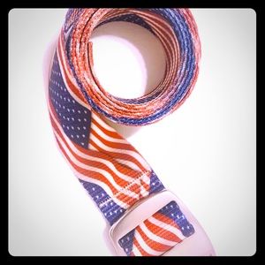 Men’s Croakies American Flag Belt